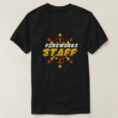 Feuerwerkskräfte Pyro Pyrotechniker Neujahrsgesche T-Shirt (Design vorne)
