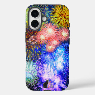 Feuerwerkskrisen hart iPhone 16 hülle