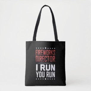 Feuerwerksleiter I Lauf Du Lauf Lustiger 4. Juli Tasche