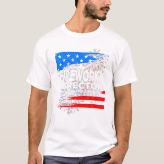 Feuerwerksleiter-Shirt 4. Juli T-Shirt