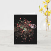 Feuerwerksluftburst 2 karte (Gelbe Blume)