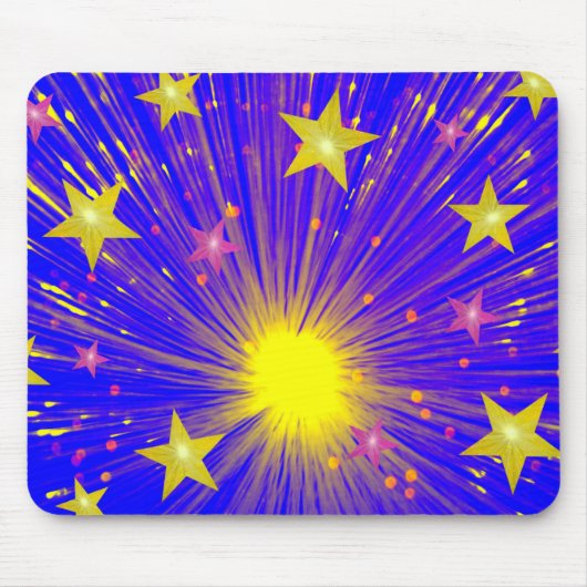 Feuerwerksmousepad Mousepad (Vorne)