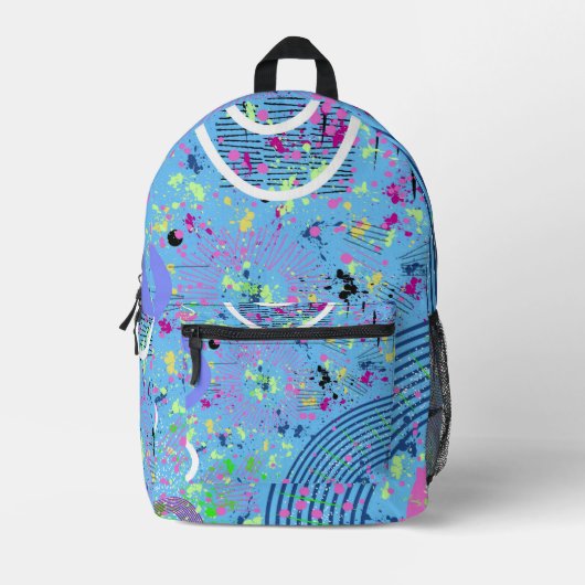 Feuerwerksshow bedruckter rucksack (Vorderseite)