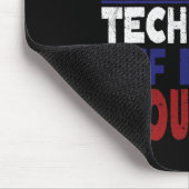 Feuerwerkstechniker 4. Juli Funny Usa Pyro-tec Mousepad (Ecke)
