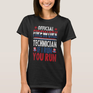 Feuerwerkstechniker 4. Juli T-Shirt