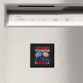 Feuerwerkstechniker Funny 4. Juli Sungles Männer Magnet (In Situ (Geschirrspüler))