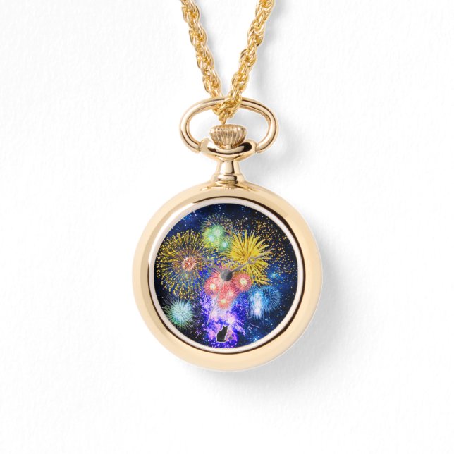 Feuerwerkstürme Armbanduhr (Vorderseite)