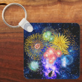 Feuerwerkstürme Schlüsselanhänger (Vorderseite)