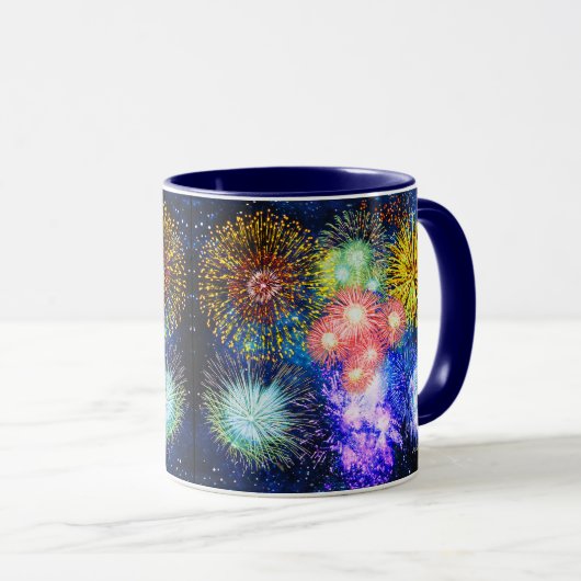 Feuerwerkstürme Tasse (VorderseiteRechts)