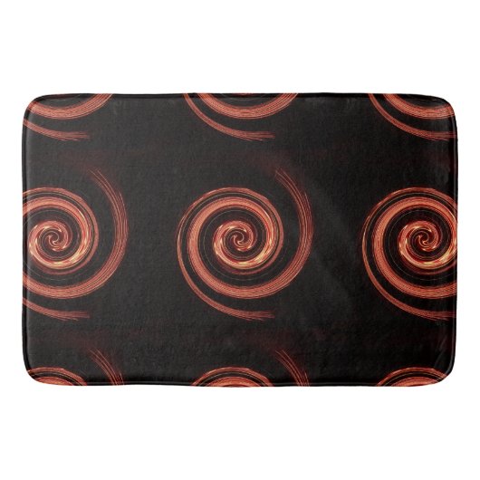 Feuerwirbel Badematte (Vorderseite)