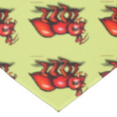 Feuerzangen Tischdecke (Schrägansicht)