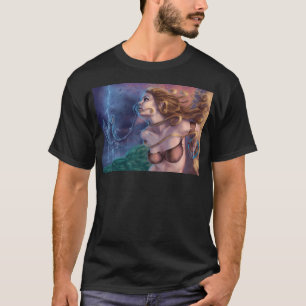 Feuerzauber - Kriegerfrauen mit Drachen T-Shirt