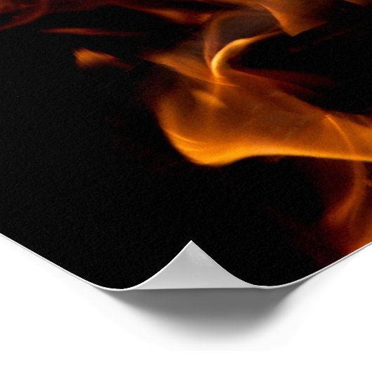 Feuerzauberei Poster (Ecke)