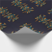 Feuerzeichen für das Göttergeschenk Geschenkpapier (Ecke)