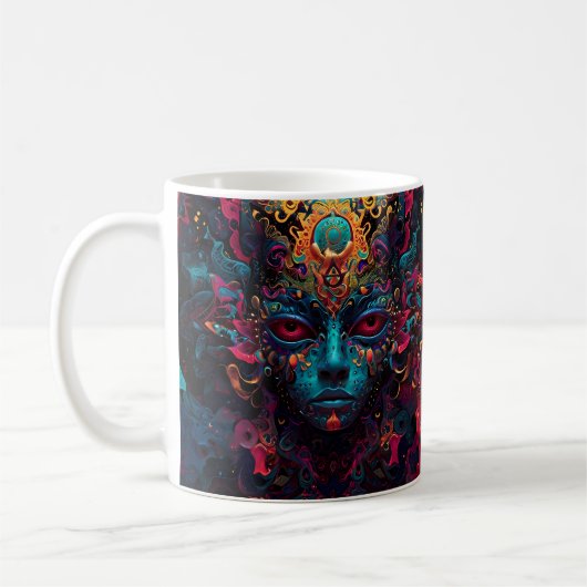 Feuerzeichen für das Göttergeschenk Kaffeetasse (Links)