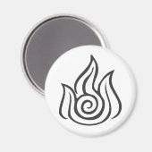 Feuerzeichen Magnet (Vorderseite/Rückseite)