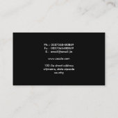 Feuerzeichen-Visitenkarte Visitenkarte (Rückseite)