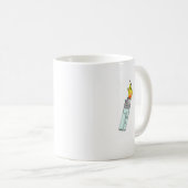 Feuerzeug- und Flammendesign Kaffeetasse (VorderseiteRechts)