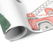 Feuerzeug und Weihnachtsbaumumschlagpapier Geschenkpapier (Rolleneckpunkt)