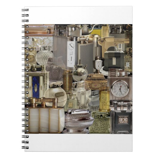 Feuerzeuge mit Vintager Zigarette Notizblock (Vorderseite)