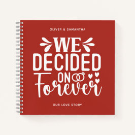 Feuerziegel, die wir für Forever-Notebook entschie Notizblock