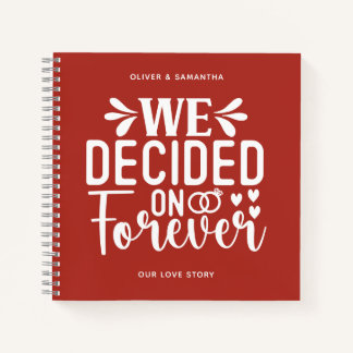 Feuerziegel, die wir für Forever-Notebook entschie Notizblock