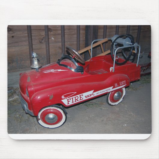 Feuerzug Antiquitätenspielzeug Mousepad (Vorne)
