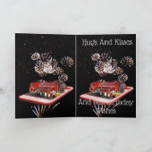 Feuerzug bei Kurzwahl, Geburtstag Karte (Innenseite)