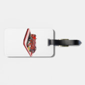 Feuerzug bei Kurzwahl, Gepäckanhänger (Rückseite horizontal)