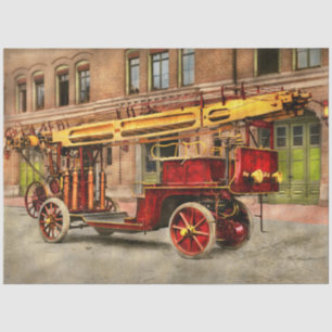 Feuerzug - Ein Elektroladrucker 1907 Seidenpapier