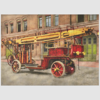Feuerzug - Ein Elektroladrucker 1907 Seidenpapier