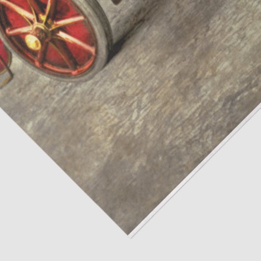 Feuerzug - Ein Elektropumpenwagen 1907 Seidenpapier (Ausschnitt)