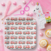 Feuerzug Geburtstag Pappteller (Party)