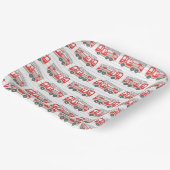 Feuerzug Geburtstag Pappteller (Gewinkelt)