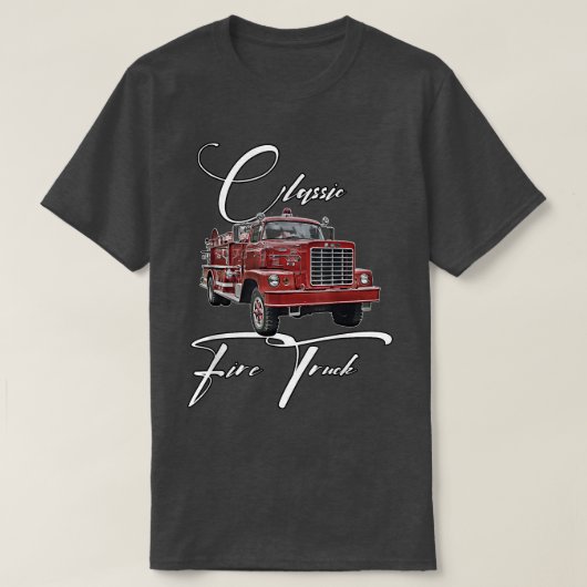 Feuerzug, künftiger Feuerwehrmann, klassischer Lkw T-Shirt (Design vorne)