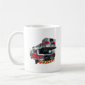 Feuerzug mit offener Tür Kaffeetasse (Links)