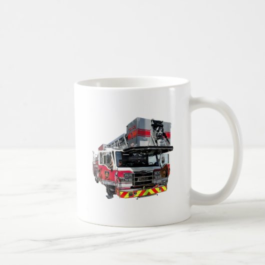 Feuerzug mit offener Tür Kaffeetasse (Rechts)