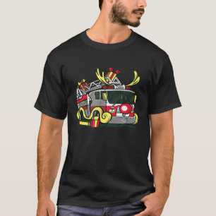 Feuerzug Sleigh Weihnachten T - Shirt