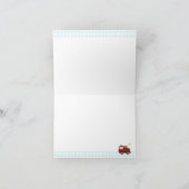 Feuerzug Vielen Dank Dankeskarte (Innenseite)