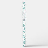 Feuille Damask Aquamarines Muster Case-Mate iPhone Hülle (Rückseite / Links)
