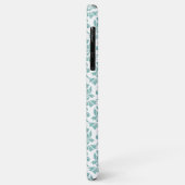 Feuille Damask Aquamarines Muster Case-Mate iPhone Hülle (Hinten/Links)