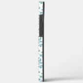 Feuille Damask Aquamarines Muster Case-Mate iPhone Hülle (Rückseite / Links)