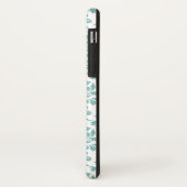 Feuille Damask Aquamarines Muster (Custom) Case-Mate iPhone Hülle (Hinten/Links)