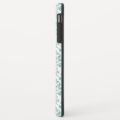 Feuille Damask Aquamarines Muster (Custom) Case-Mate iPhone Hülle (Hinten/Links)