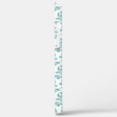 Feuille Damask Aquamarines Muster (Custom) Case-Mate iPhone Hülle (Rückseite / Links)