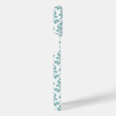 Feuille Damask Aquamarines Muster iPhone Hülle (Rechte Seite)