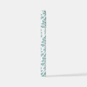 Feuille Damask Aquamarines Muster iPhone Hülle (Rechte Seite)