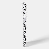 Feuille Damask Black Pattern (Benutzerdefiniert) Case-Mate iPhone Hülle (Rückseite / Links)