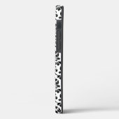 Feuille Damask Black Pattern (Benutzerdefiniert) Case-Mate iPhone Hülle (Rückseite / Links)