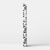 Feuille Damask Black Pattern (Benutzerdefiniert) Case-Mate iPhone Hülle (Rückseite / Links)